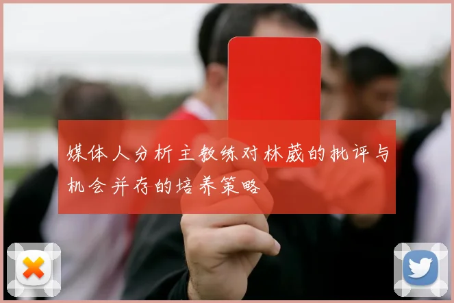 媒体人分析主教练对林葳的批评与机会并存的培养策略