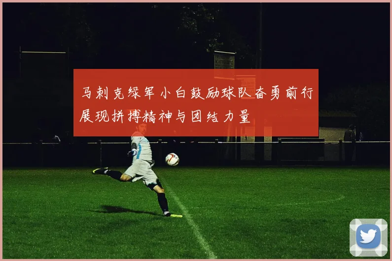 马刺克绿军小白鼓励球队奋勇前行展现拼搏精神与团结力量